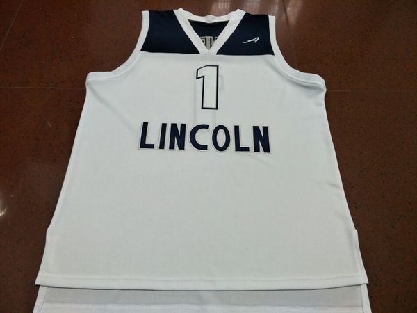 

vintage men #1 lance stephenson lincoln college jersey color size s-4xl or custom any name or number jersey, Black;red