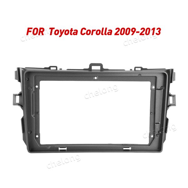 

2din car dashboard frame fit for corolla 2009-2013 car dvd gps dash panel kit mounting frame trim fascias