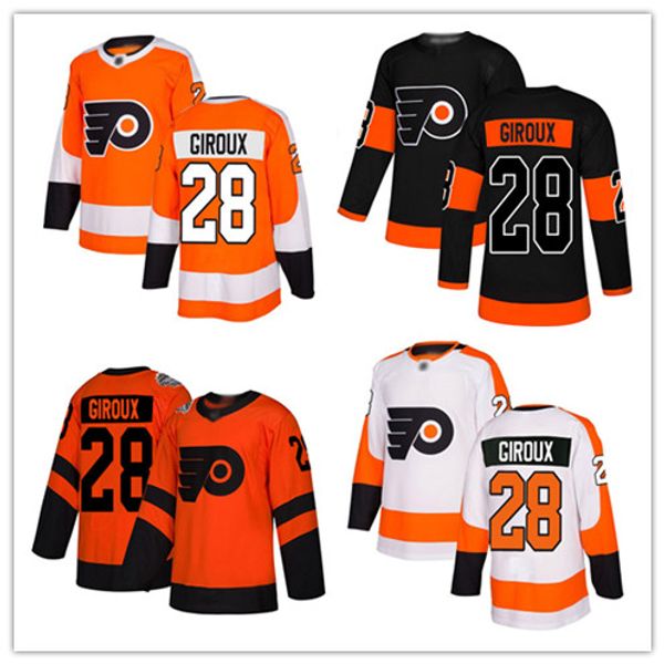 

nolan patrick jersey premier orange men's black womeclaude giroux jersey premier orange black men's women's youth philadelphi, Black;red