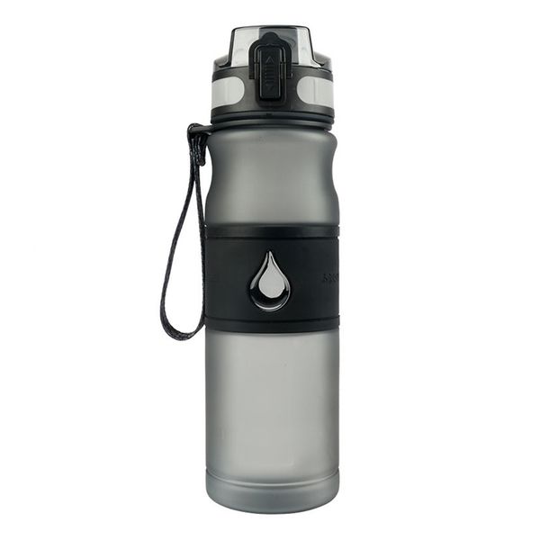 

600ml with filter core gym anti-slip non toxic frosted water bottle leakproof odor resistant yoga camping hiking outdoor sports
