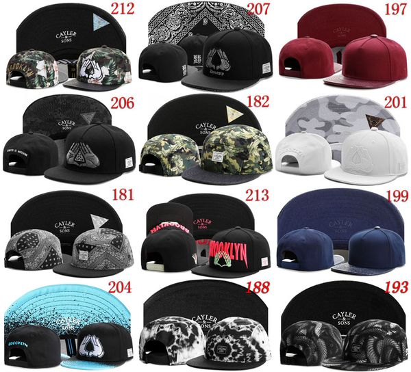 

fashion cayler & sons snapback hats adults baseball caps hip hop cotton adjustable sport sun hat for mens womens, Blue;gray