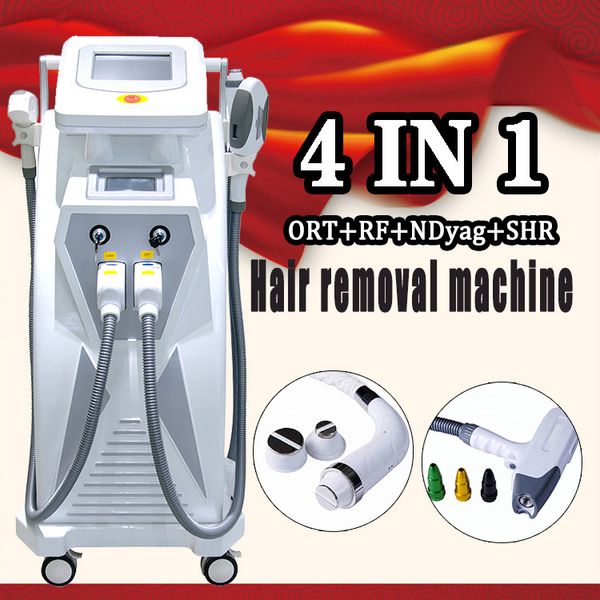 Legal IPL Elight Nd yag máquina de remoção de tatuagem a laser OPT HR remoção rápida de cabelo tratamento de acne RF remoção de rugas equipamento de beleza