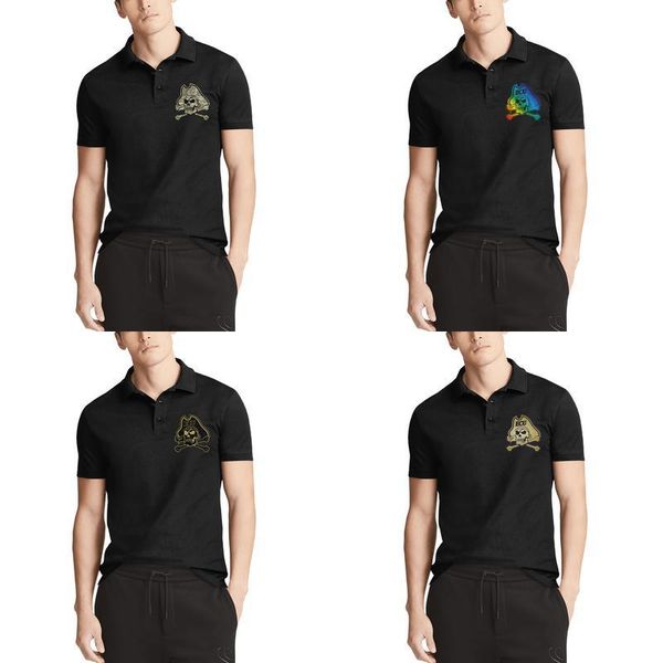 

mens design printing east carolina pirates football camouflage logo black cotton polo shirt fashion crazy musically gay pride rainbow, White;black