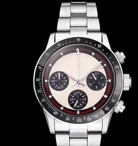 

2019 ЧАСЫ Хронограф Старинные Вечный Вечер Пол Ньюман Японский Кварц Из Нержавеюще