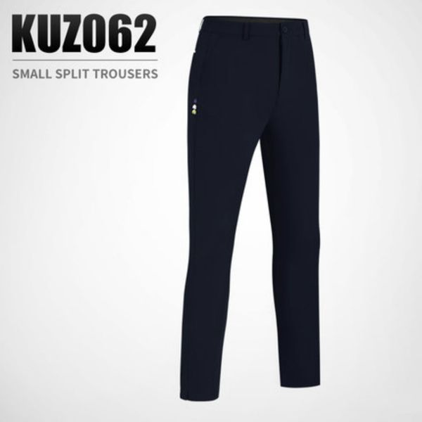 

2019 new pgm golf pants men's summer pants with lower elastic belt and plug-in tee slim kuz062, Gary;green