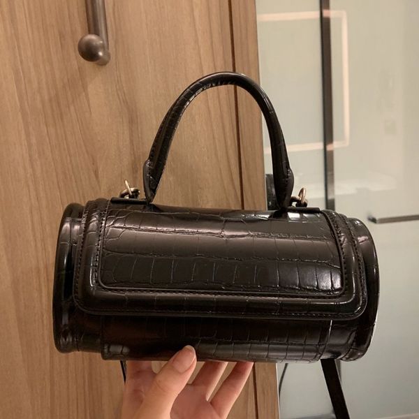 

женщины сумки мешок высокого стеганые сумки мода камень обычная натуральная кожа женщин цилиндрическая сумка бесплатная доставка сумки на ре