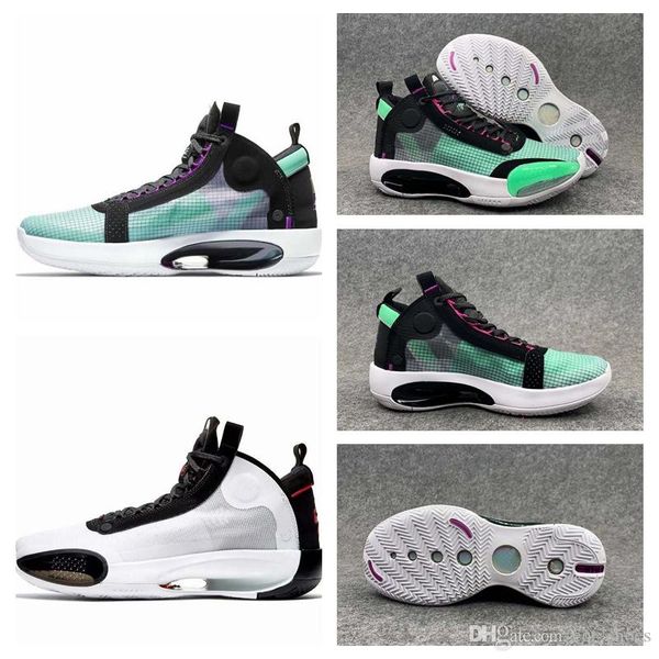 

2020 men 34 eclipse snow leopard basketball shoes 34s xxxiv blue void green black metallic silver sports shoes mens designer sneakers