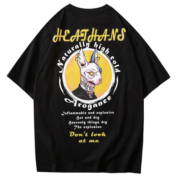 

januarysnow hip hop t shirt men 2020 streetwear harajuku print funny dog tshirt short sleeve cotton casual t-shirt fashion black white new, White;black