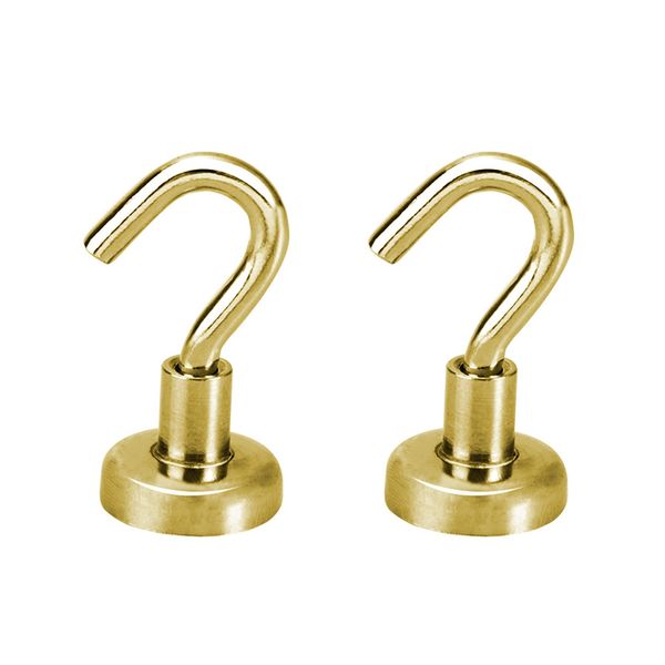 

2pcs magnetic hook household refrigerator surfaces heavy duty strong magnet holder home kitchen accessories