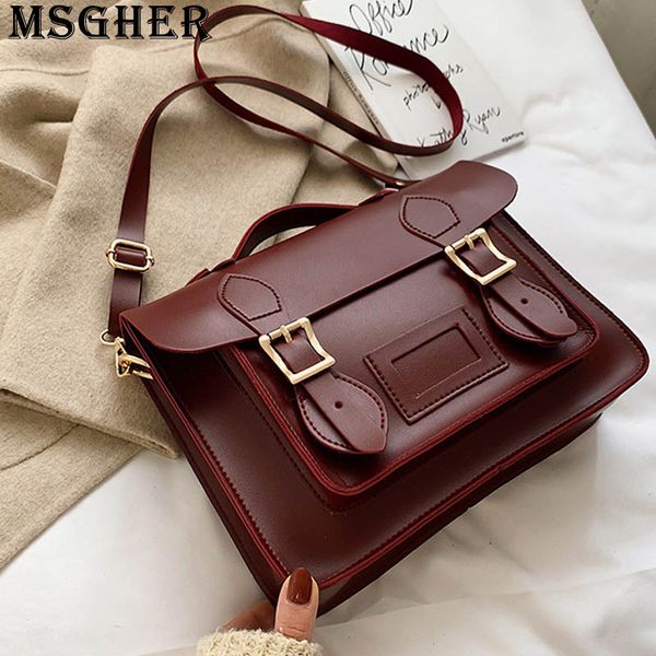 

msgher satchel vintage women shoulder bag autumn fashion school japan student massage bag joker practical girl wb3274