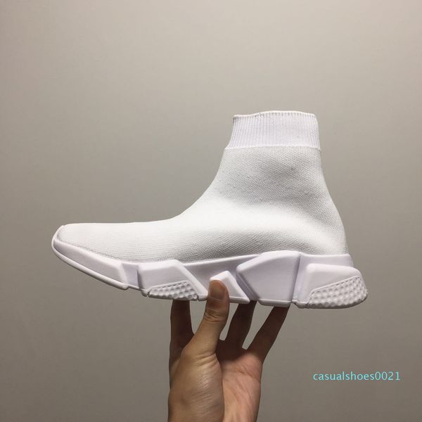 

2020 luxury sock shoe speed knitted trainers casual sneakers speed trainer sock race fashion black shoes men and women shoes 36-45 c21