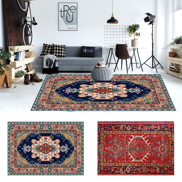 

rug retro traditional pattern carpet square mat carpet living dining room rug floor decoration 1.2m*1.6m/47.24in*62.99in