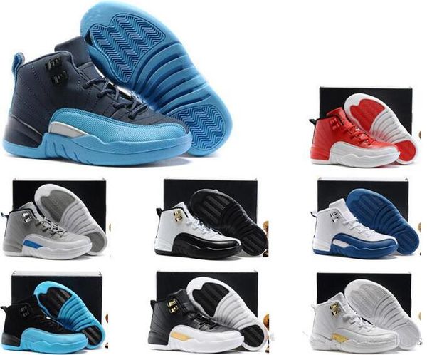 

2019 new university blue basketball shoes kids childrens j12s sports shoes 12 horizon 12s youth boys girls basketball sneakers