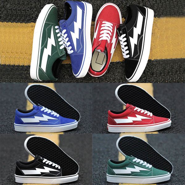 

revenge x storm old skool canvas shoe kanye fashion streets designer new casual shoe without box