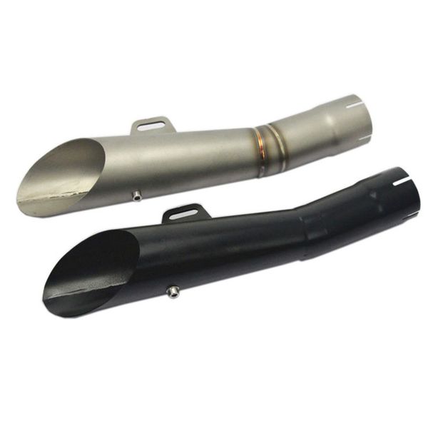 

motorcycle exhaust black and silver color gprace motorbike exhaust pipe for r6 case for yamaha r6 motrbike pipe
