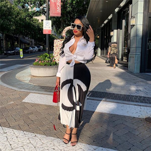 

2019 designer womans pleat dress contrast color fashion pleated dress women luxury patchwork short skirts party dress clothing a61001, White