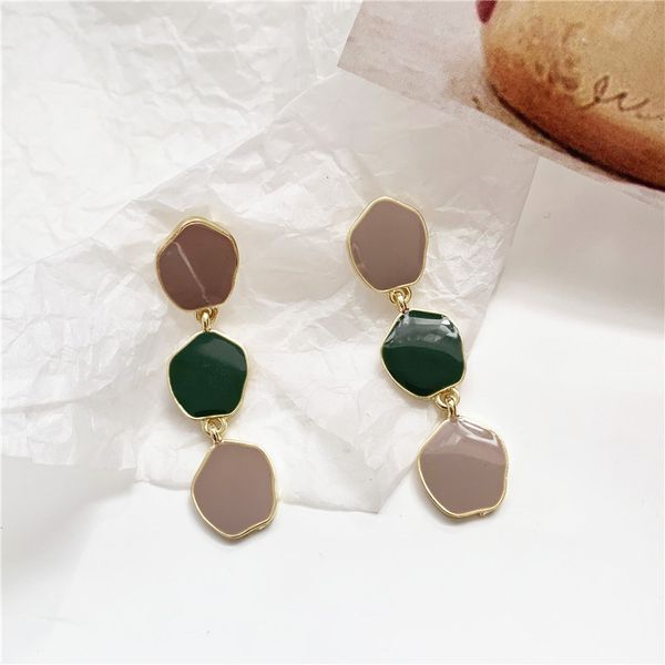 

long elegant geometric clip earrings without piercing korean fashion earrings 925 silver needle