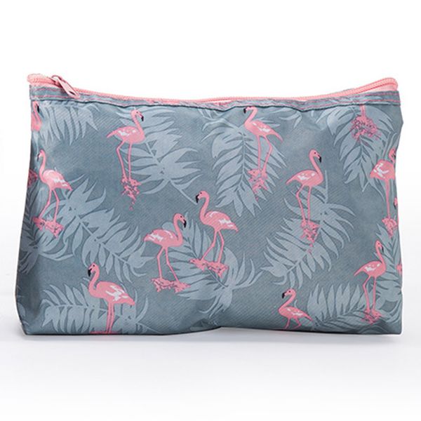 

wholesale multifunction waterproof makeup bags travel zipper print storage bags collapsible wash bags canvas portable purse dbc dh0529-1