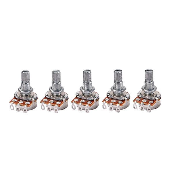 

5 pieces long shaft guitar potentiometer pot for musical instrument parts