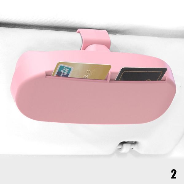 

universal car sunglasses holder glasses case storage box organizer mount with clip for vehicle nj88