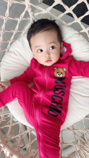 

New born baby boy girl jump uit clothe one ie chri tma pring autumn boy romper kid infant jump uit 2 color