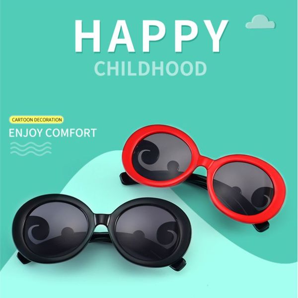 

2020 children sunglasses cute radiation protection sunglasses uv400 silicone sport sun glasses for baby girls boys glasses, Blue