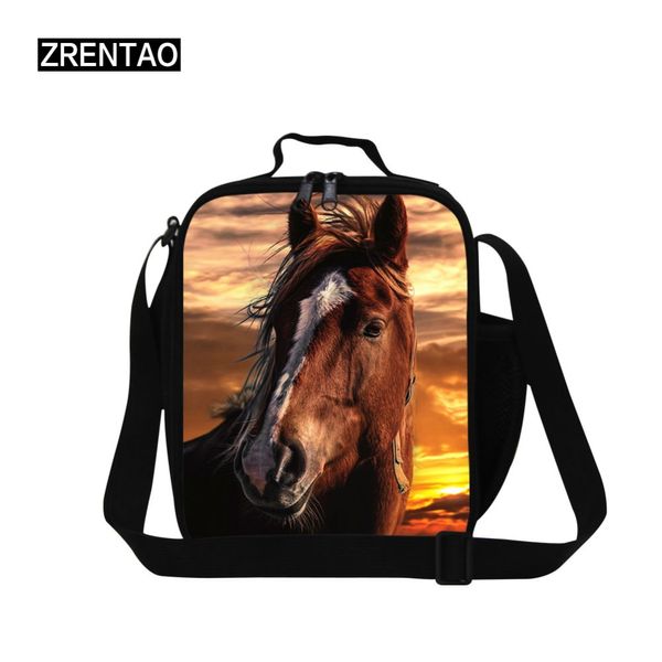 

zrentao animal cooler bags children thermal insulated lunch bags bolsa termica crossbody picnic container hand