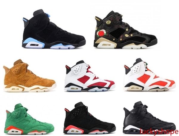 

with mens and womens basketball shoes 6s black cat alternate gatorade green university blue carmine for men brand designer sneakers