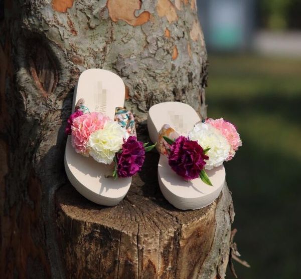 

hahaflower 2019 bohemian summer sandals mother daughter flip flops girls ladies flat sandals shoes vintage, Black