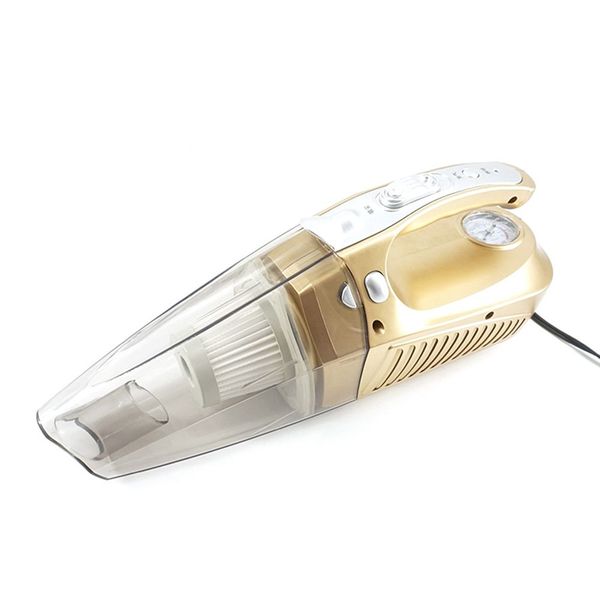 

multi-function portable car vacuum cleaner 12v 100w wet and aspirador pressure pneumatic lighting tire inflatable pump