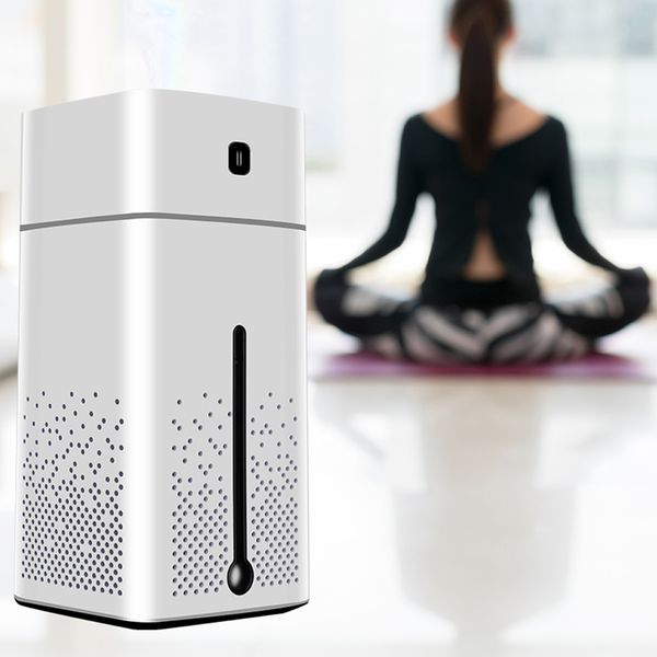 

practical mini usb ultrasonic humidifier w/ night light home living room