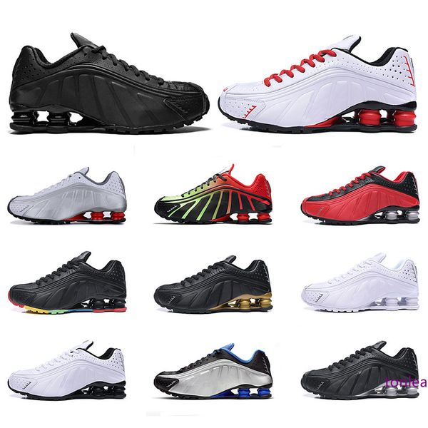 

og r4 running shoes mens sneakers deliver triple black white challenge red navy orange silver gold men trainer sports 7-12