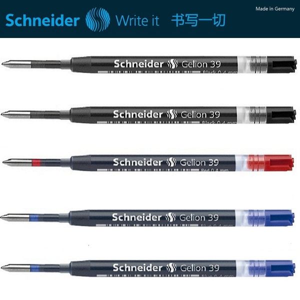 

germany original schneider 39 neutral gel pen refill cartridge core european standard g2 refill