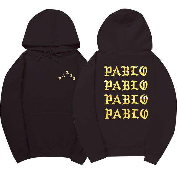 

ASSC Хип-хоп толстовки Мужчинам I Feel Like Pablo Streetwear Толстовка Толстовки Анти Социально