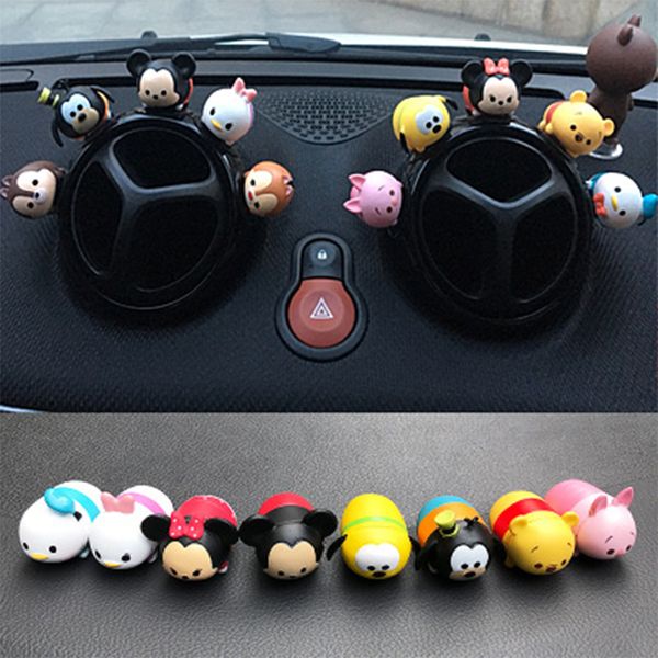 

8pcs/set mini car interior decoration dashboard creative cartoon cute little auto dashboard ornaments #lq1125