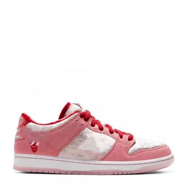 

new strangelove x sb dunk low pink sb dunk low valentine's day fan cashmere chaussures running shoes women mens designer sp