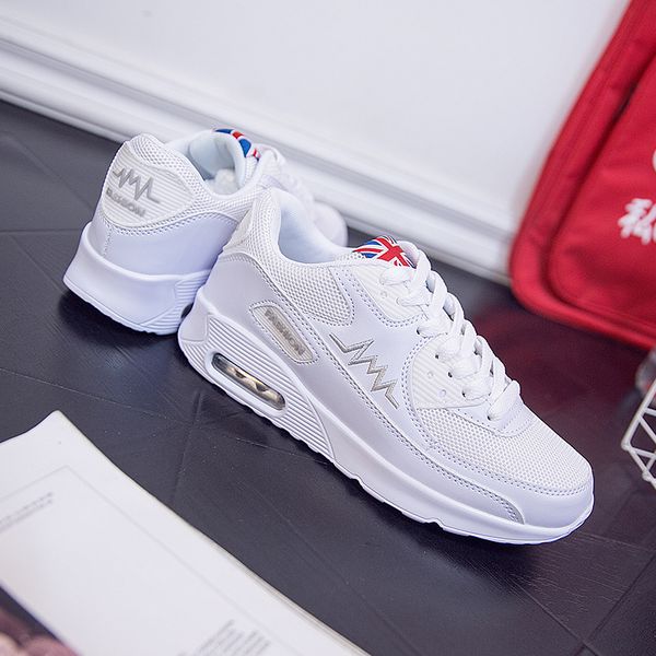 

women's sneakers black mesh breathable running sneakers women lace-up non-slip ladies low casual men's shoes