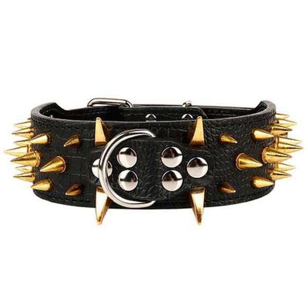 

big spike dog pet harness chain collar training collar for puppies sun glow koiran kaulapanta choke chain with spikes bdegarden jhmkd