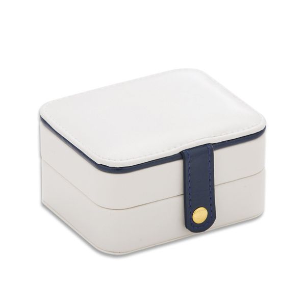 2019 Jewelry Box Necklace Organizer Earring Ring Holder Pu Leather Storage Case With Mirror Gifts For Wedding Party From Guichennecklace