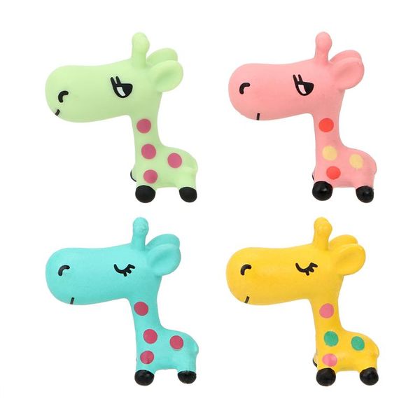 

lovely mini resin craft auto accessories 1pcs car ornaments dashboard decoration animals miniature giraffe home decor