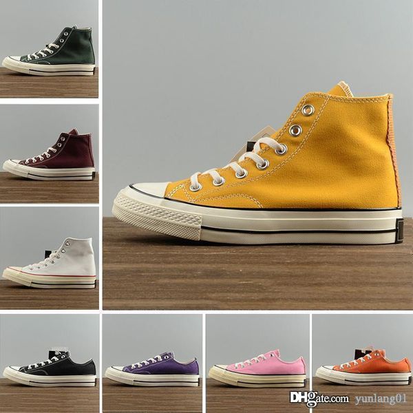 

new conver chuck all star tay lor core casual shoes high cut classic yellow black white red canvas women mens skateboard sneaker