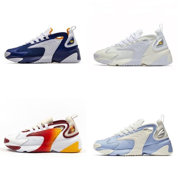 

zoom 2k men lifestyle running shoes white black blue zm 2000 90s style trainer outdoor sneakers m2k comfortable sports sneakers