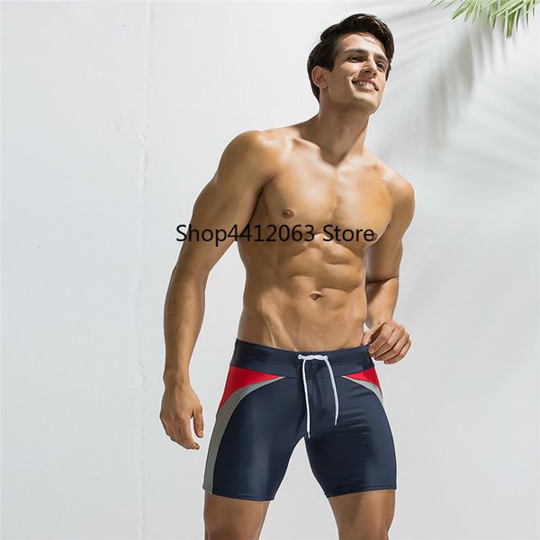 

2019 new models mens swimwear swimming trunks swimsuit shorts plus size spandex swim pants boxer briefs quick dry
