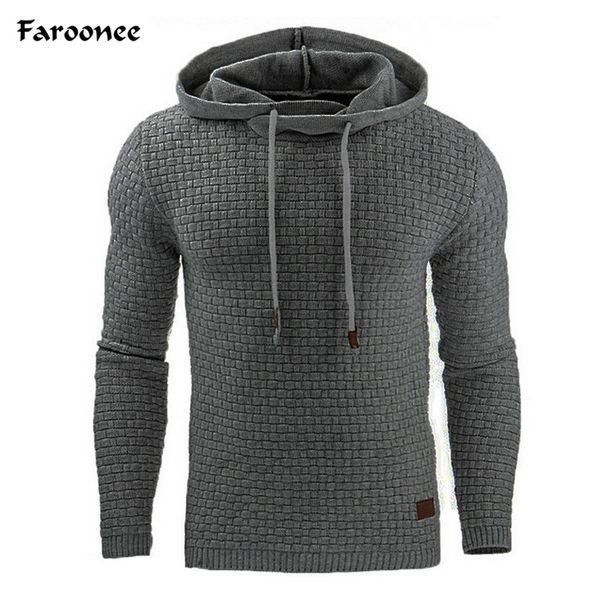 

2018 новый повседневная толстовка мужская горячая продажа плед жаккард толстовки мода толстовка стиль с длинными рукавами мужская толстовка, Black