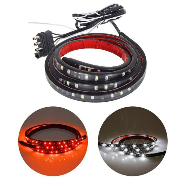 

60" truck tailgate side bed light strip bar waterproof turn signal, parking, brake, reverse lights