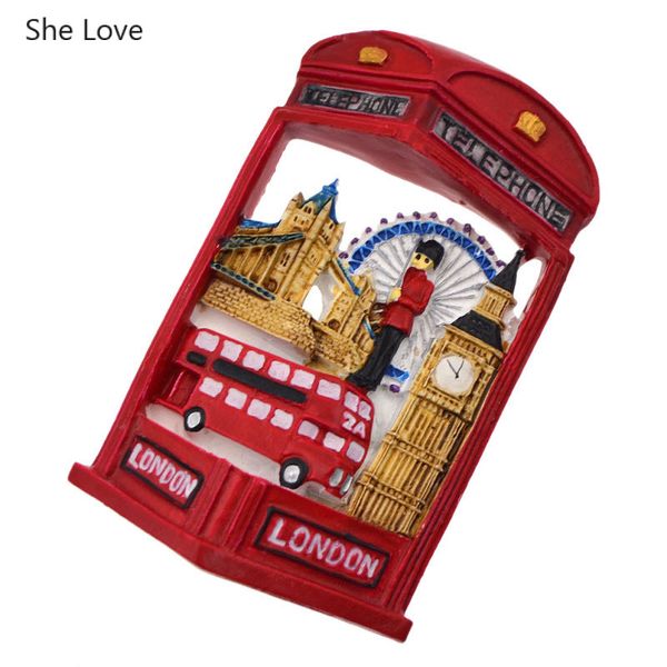 

she love resin london fridge magnets cartoon scenic letter magnet fridge souvenir home decoration supplies