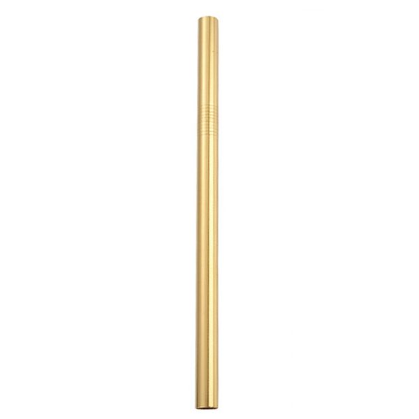

304 stainless steel metal straight drinking straw eco-friendly stainless steel straw for pearl milk juice straight drink