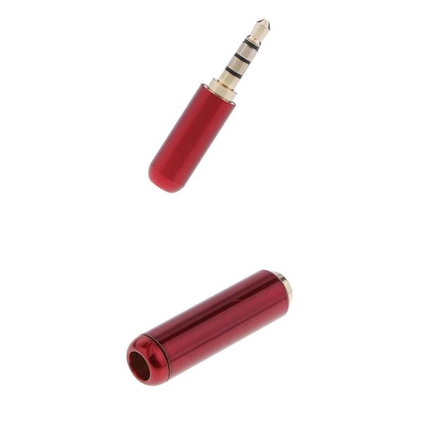 

2 pieces 3.5 mm 1/8 '' slim trrs socket + plug aux stereo cable plug