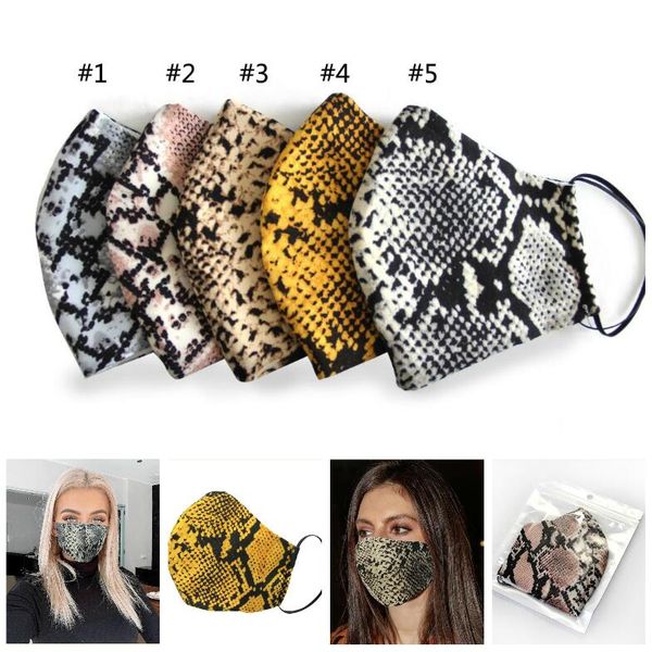 

leopard print face mouth mask valve individual package pm2.5 respirator dustproof pollution washable reusable smog cotton masks