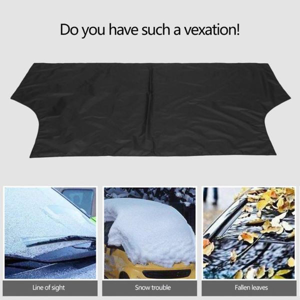 

portable car snow cover magnetic windshield cover sun shield snow ice frost e protector light front windshield
